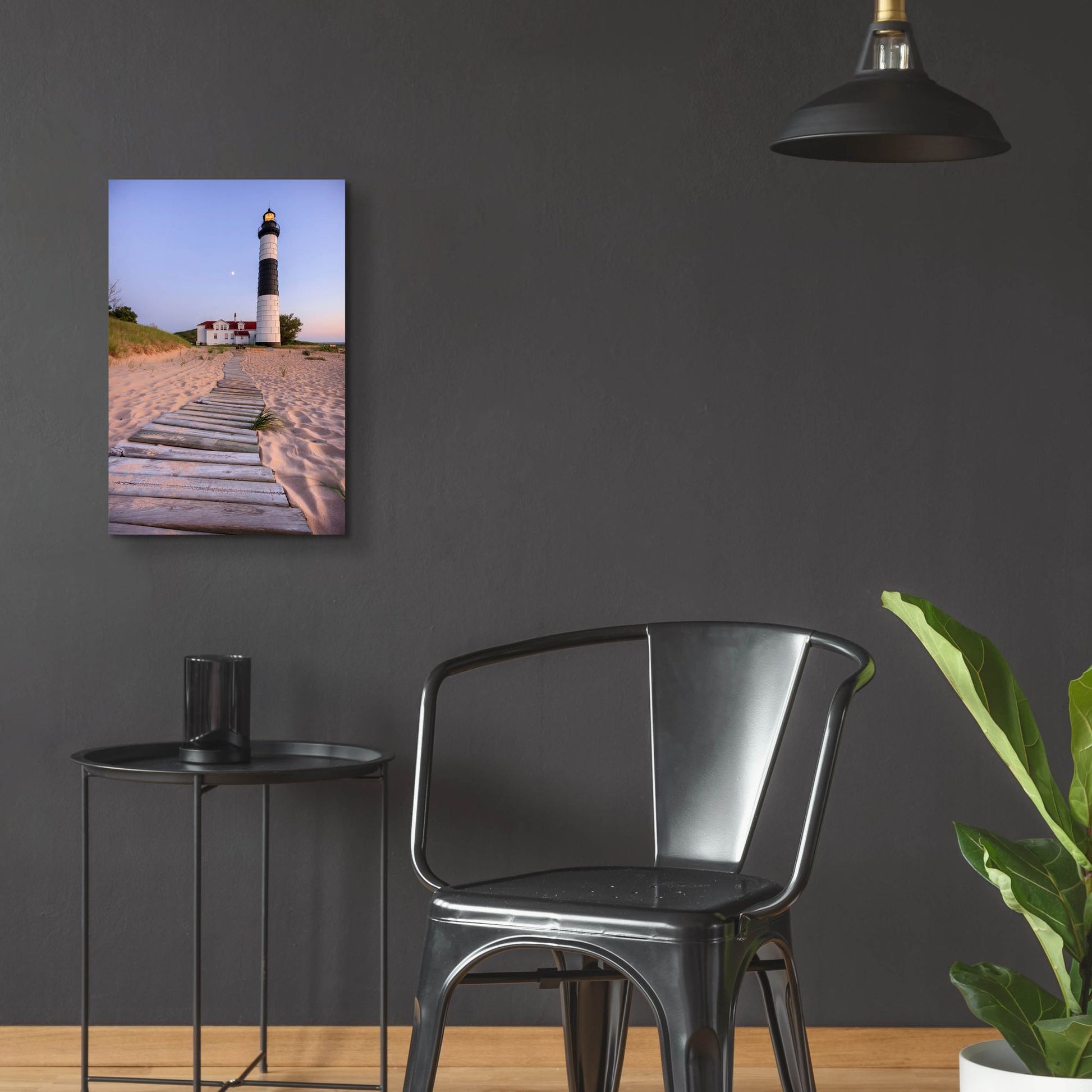 Epic Art ' Big Sable Point Lighthouse' by Adam Romanowicz, Acrylic Glass Wall Art,16x24
