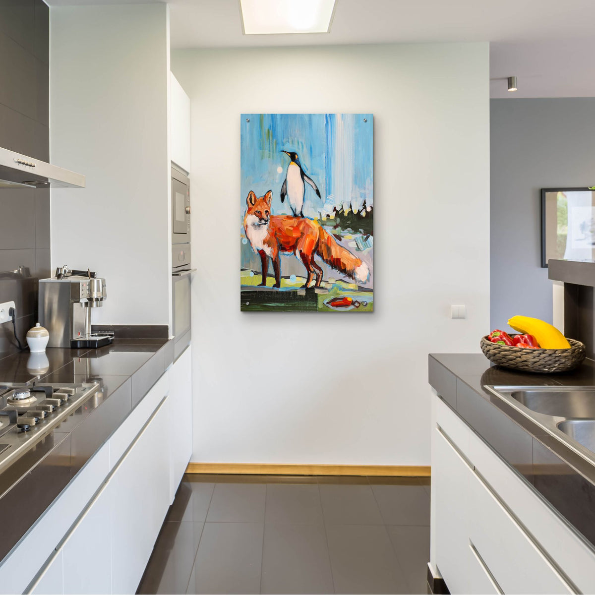 Epic Art ' Chase' by Adam Swanson, Acrylic Glass Wall Art,24x36