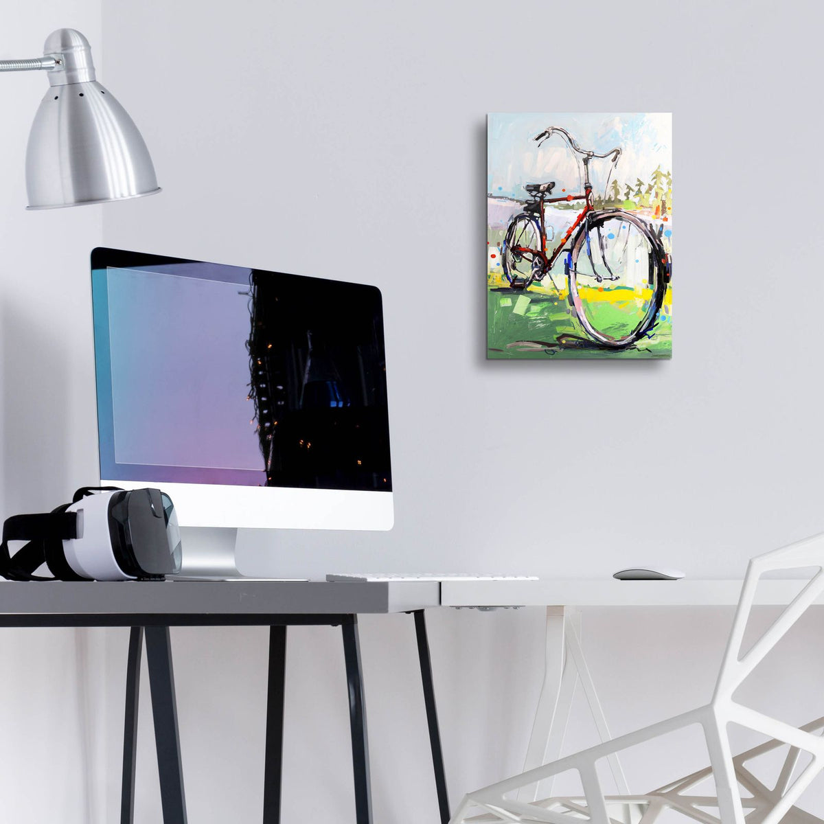 Epic Art ' Get My Feet Up' by Adam Swanson, Acrylic Glass Wall Art,12x16