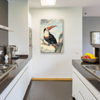 Red-billed Toucan, c. 1748 by Aert Schouman - 24x36 acrylic wall art in a room