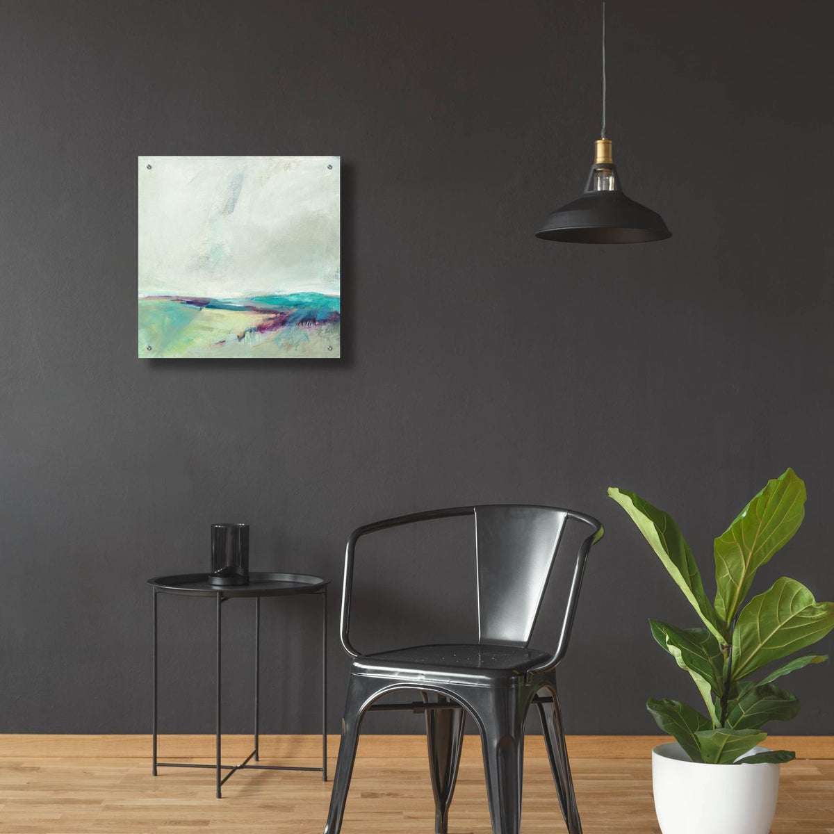 Crossing Spaces by Alice Sheridan - 24x24 acrylic wall art in a room