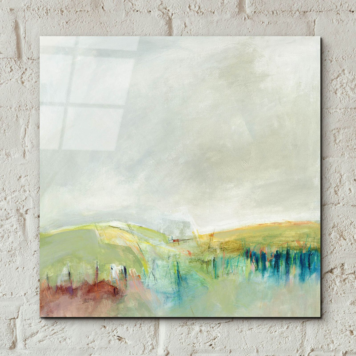 Marking Out the Morning by Alice Sheridan - 12x12 acrylic wall art in a room