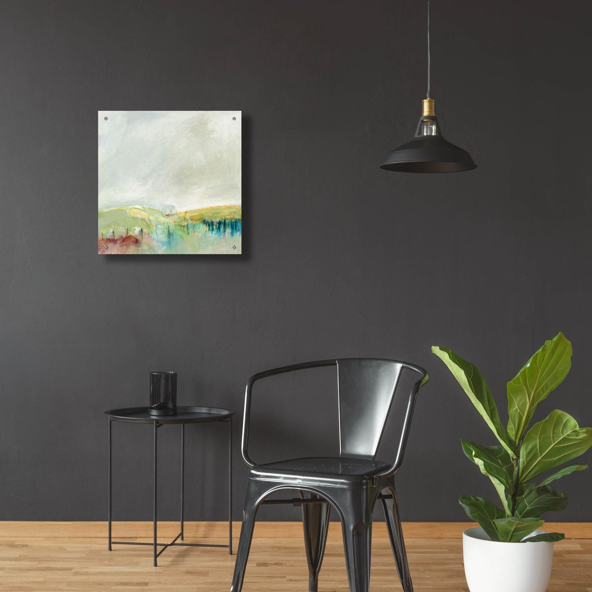 Marking Out the Morning by Alice Sheridan - 24x24 acrylic wall art in a room