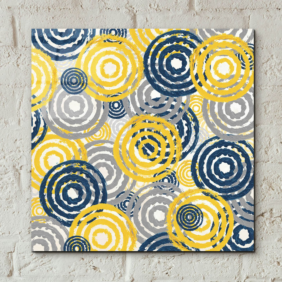 New Circles 1 by Alicia Soave - 12x12 acrylic wall art in a room