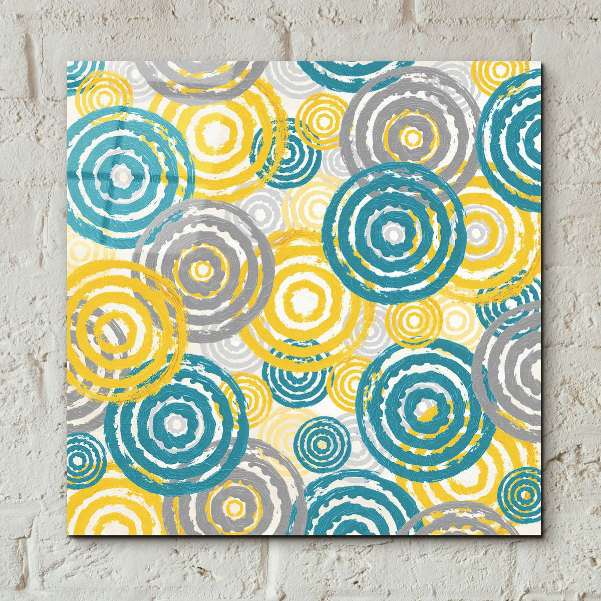 New Circles 2 by Alicia Soave - 12x12 acrylic wall art in a room