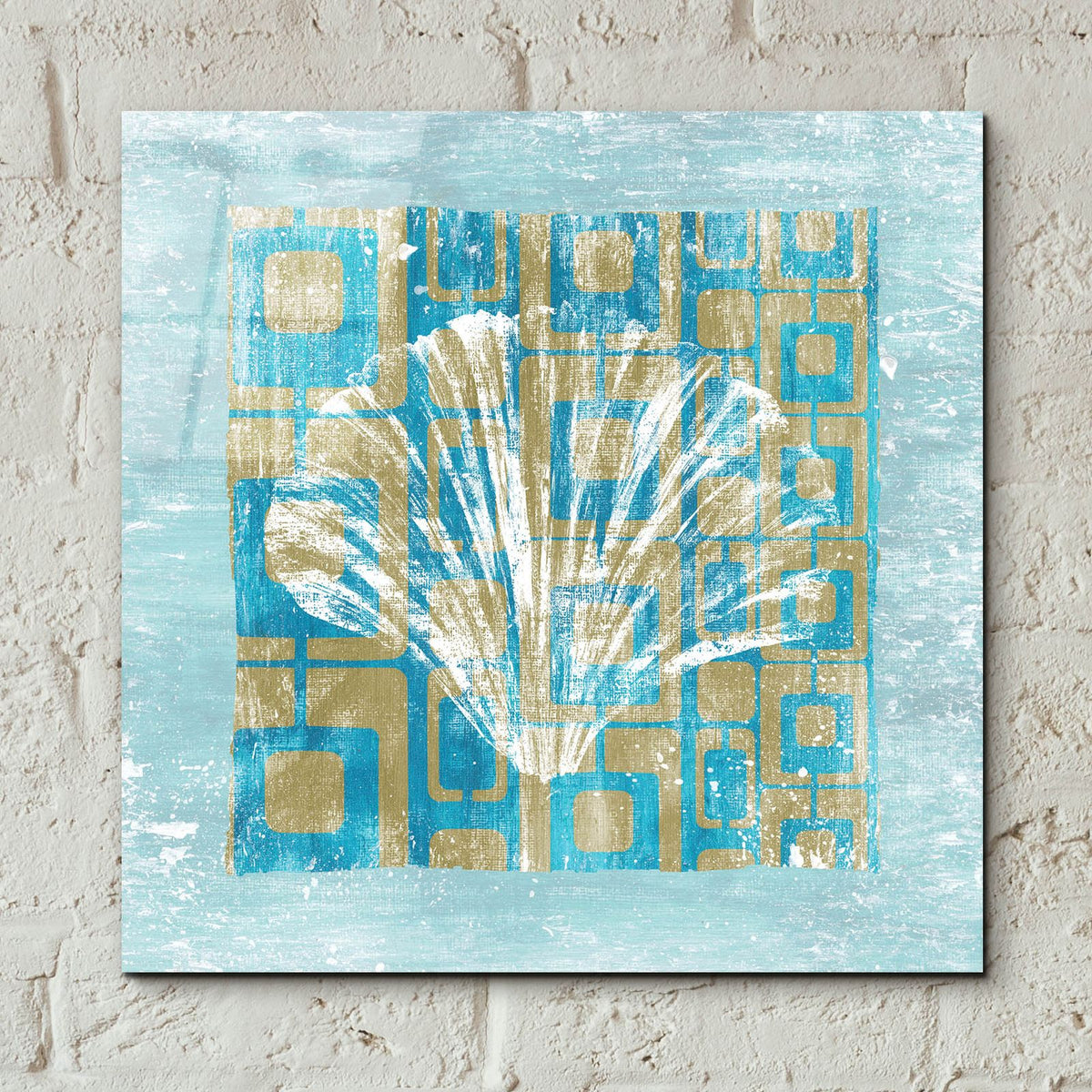 Shell Game 1 by Alicia Soave - 12x12 acrylic wall art in a room