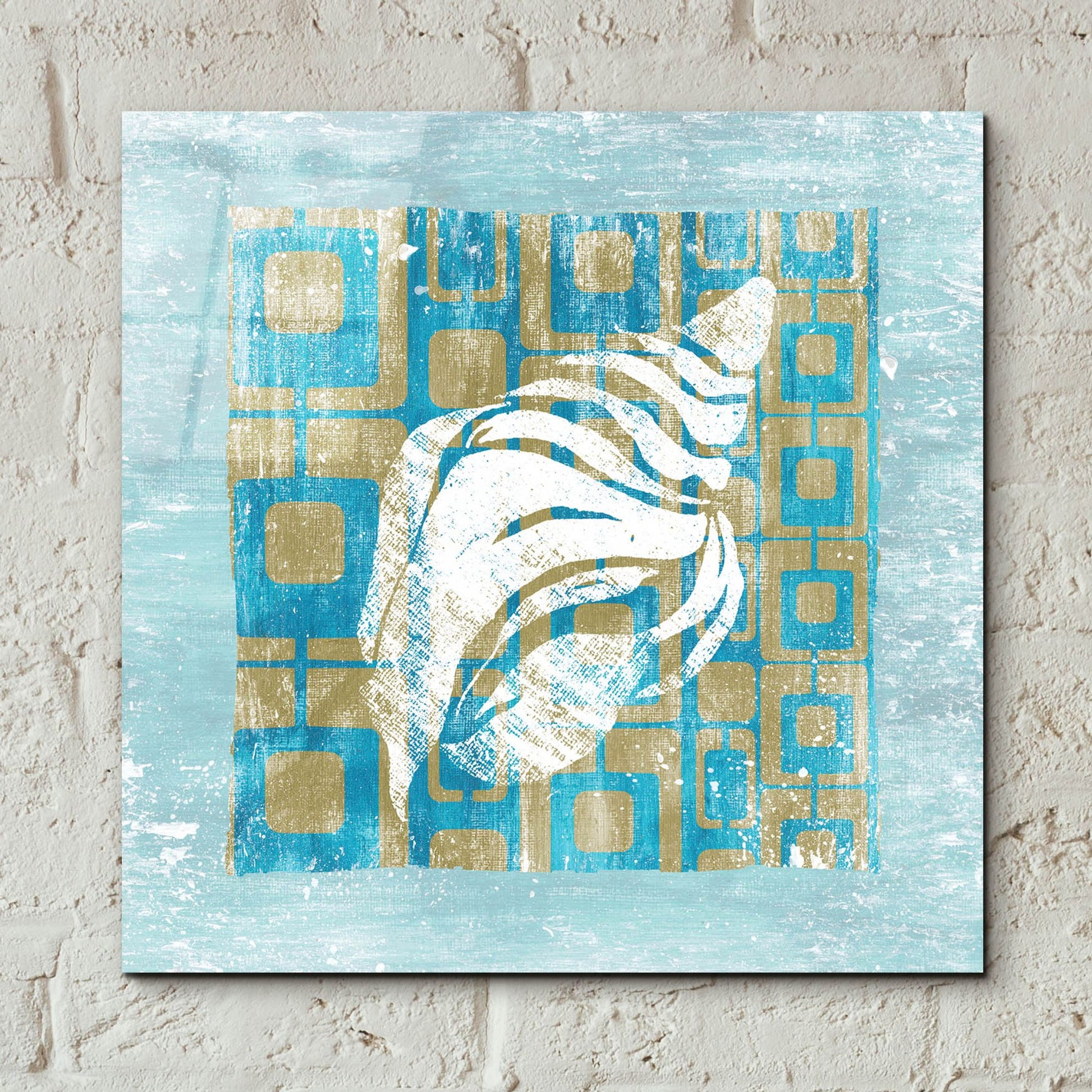 Epic Art ' Shell Game 2' by Alicia Soave, Acrylic Glass Wall Art,12x12