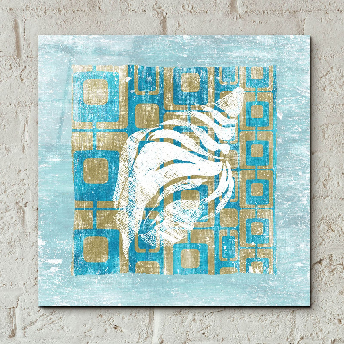 Shell Game 2 by Alicia Soave - 12x12 acrylic wall art in a room