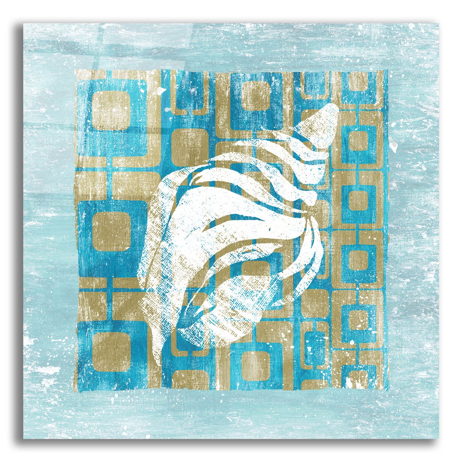 Epic Art ' Shell Game 2' by Alicia Soave, Acrylic Glass Wall Art,12x12