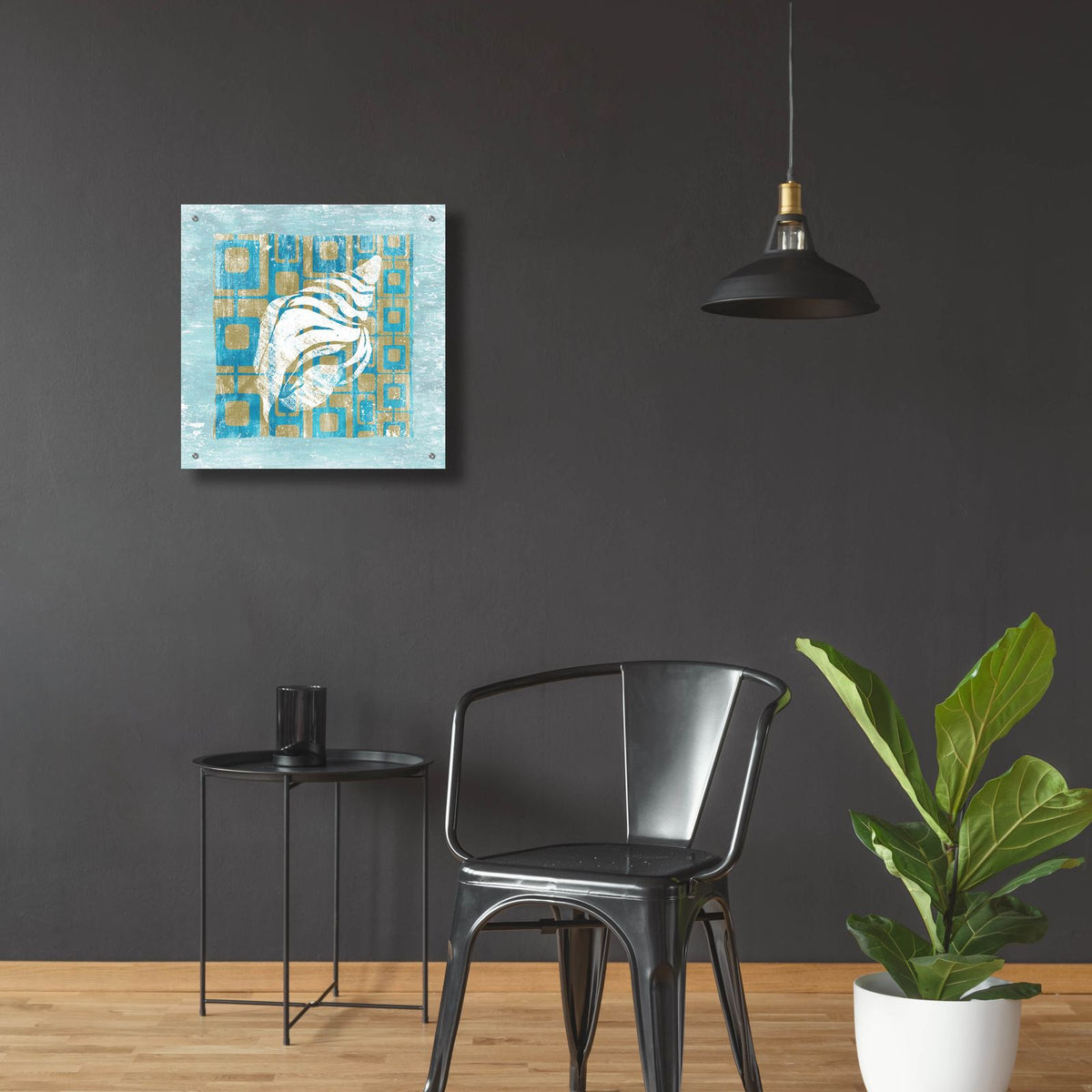 Shell Game 2 by Alicia Soave - 24x24 acrylic wall art in a room