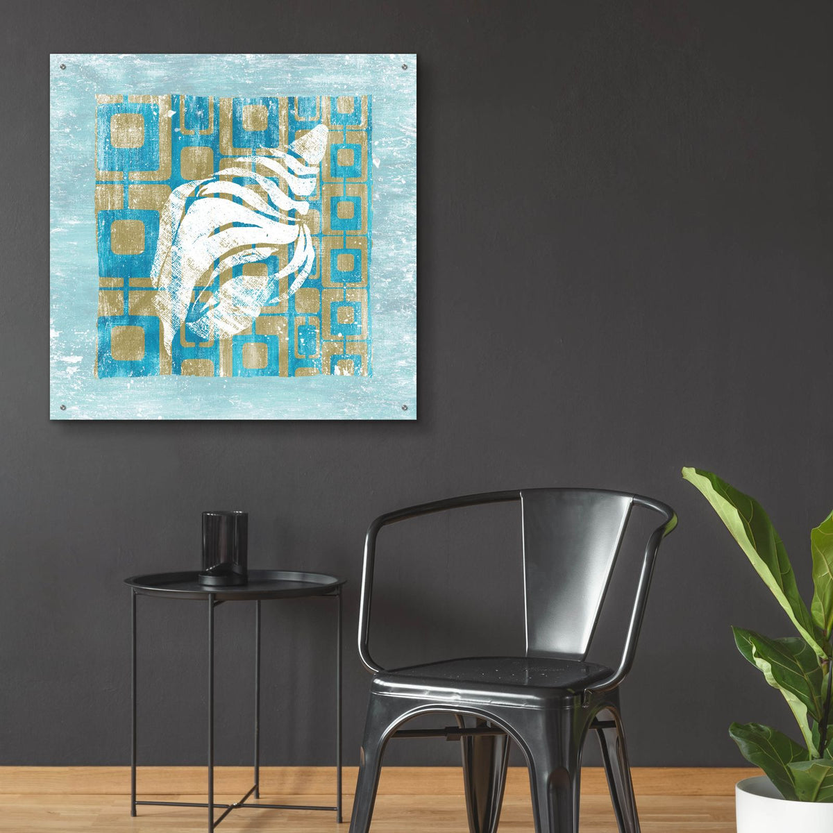 Shell Game 2 by Alicia Soave - 36x36 acrylic wall art in a room