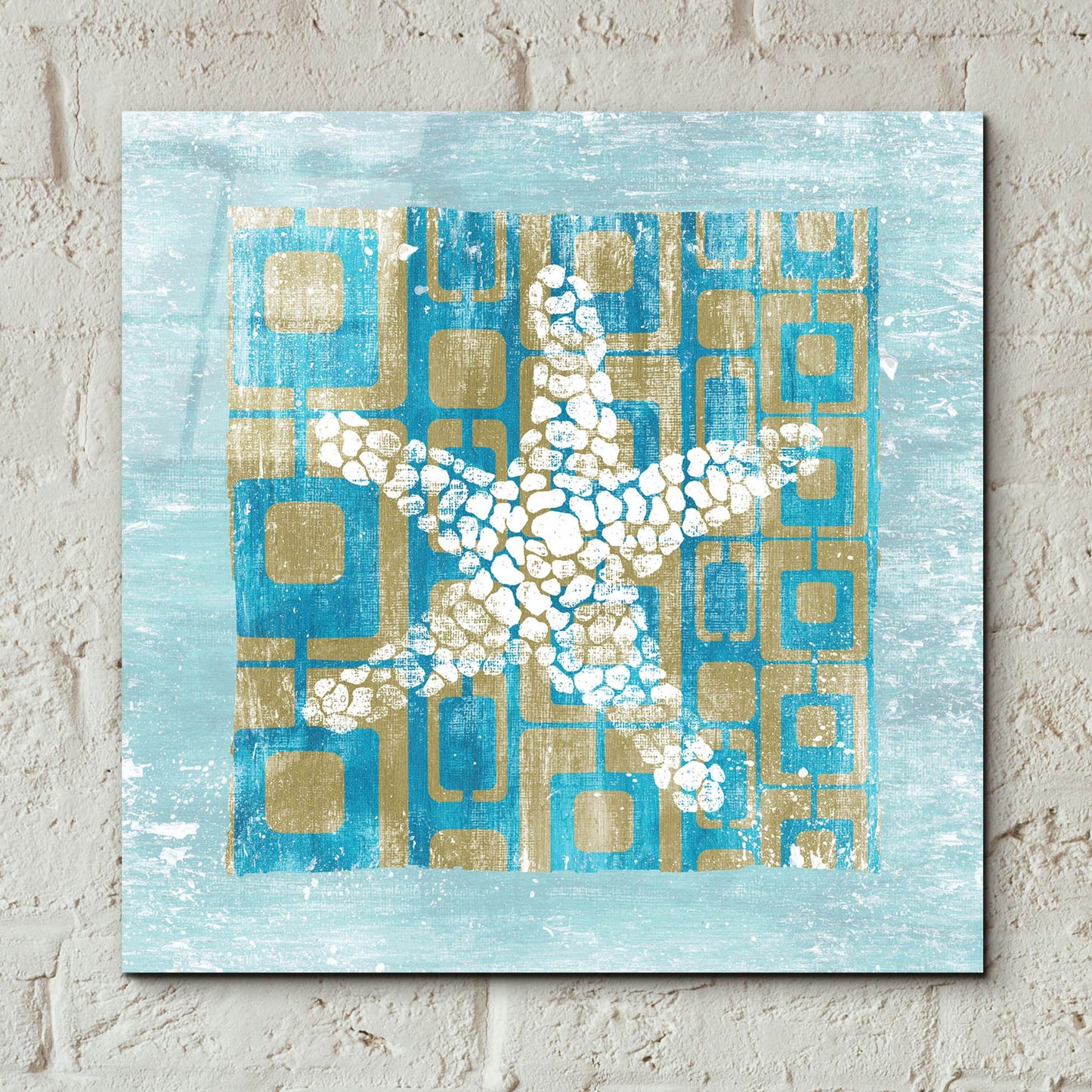 Epic Art ' Shell Game 3' by Alicia Soave, Acrylic Glass Wall Art,12x12