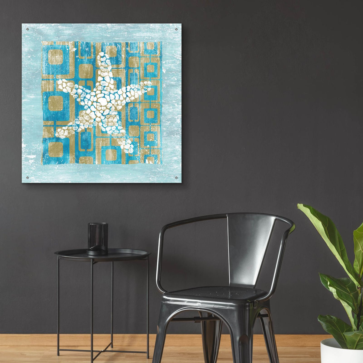 Shell Game 3 by Alicia Soave - 36x36 acrylic wall art in a room