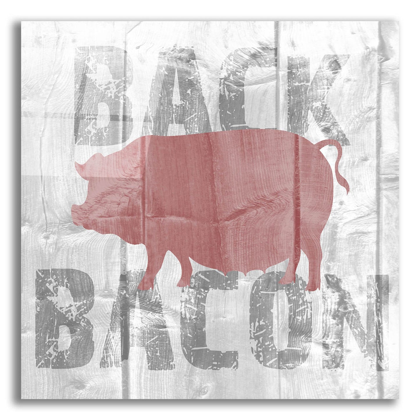 Epic Art ' Back Bacon' by Alicia Soave, Acrylic Glass Wall Art