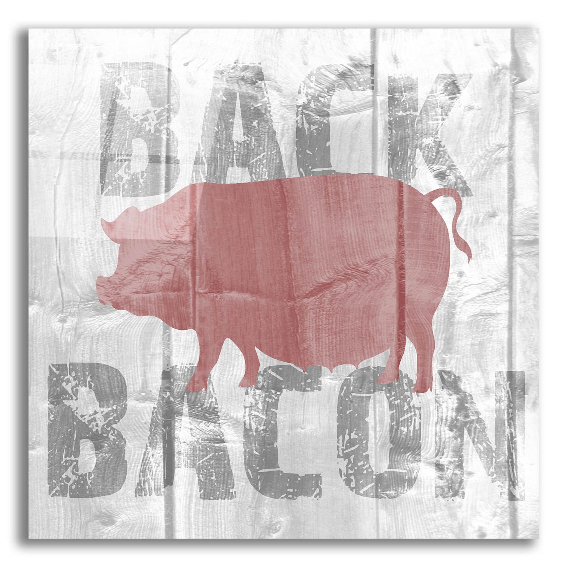 Epic Art ' Back Bacon' by Alicia Soave, Acrylic Glass Wall Art