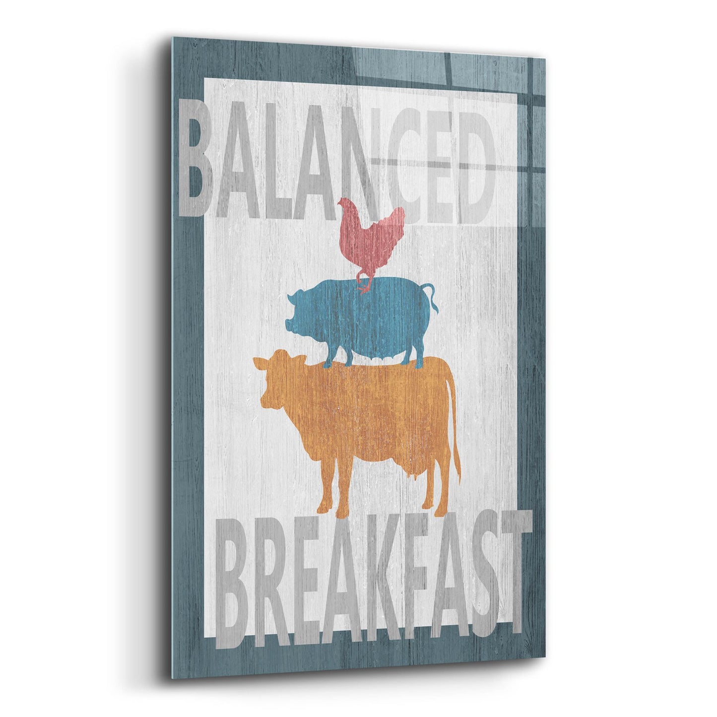 Epic Art ' Balanced Breakfast One' by Alicia Soave, Acrylic Glass Wall Art,12x16