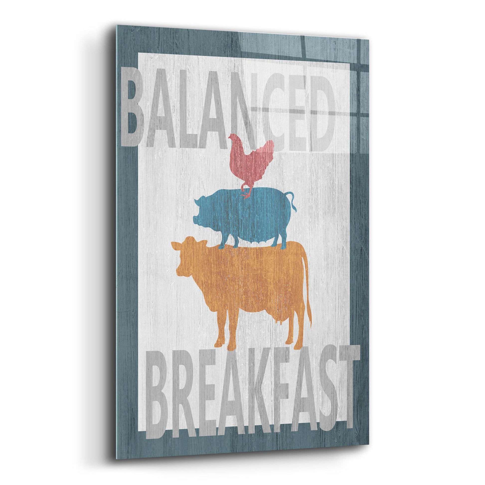 Epic Art ' Balanced Breakfast One' by Alicia Soave, Acrylic Glass Wall Art,12x16