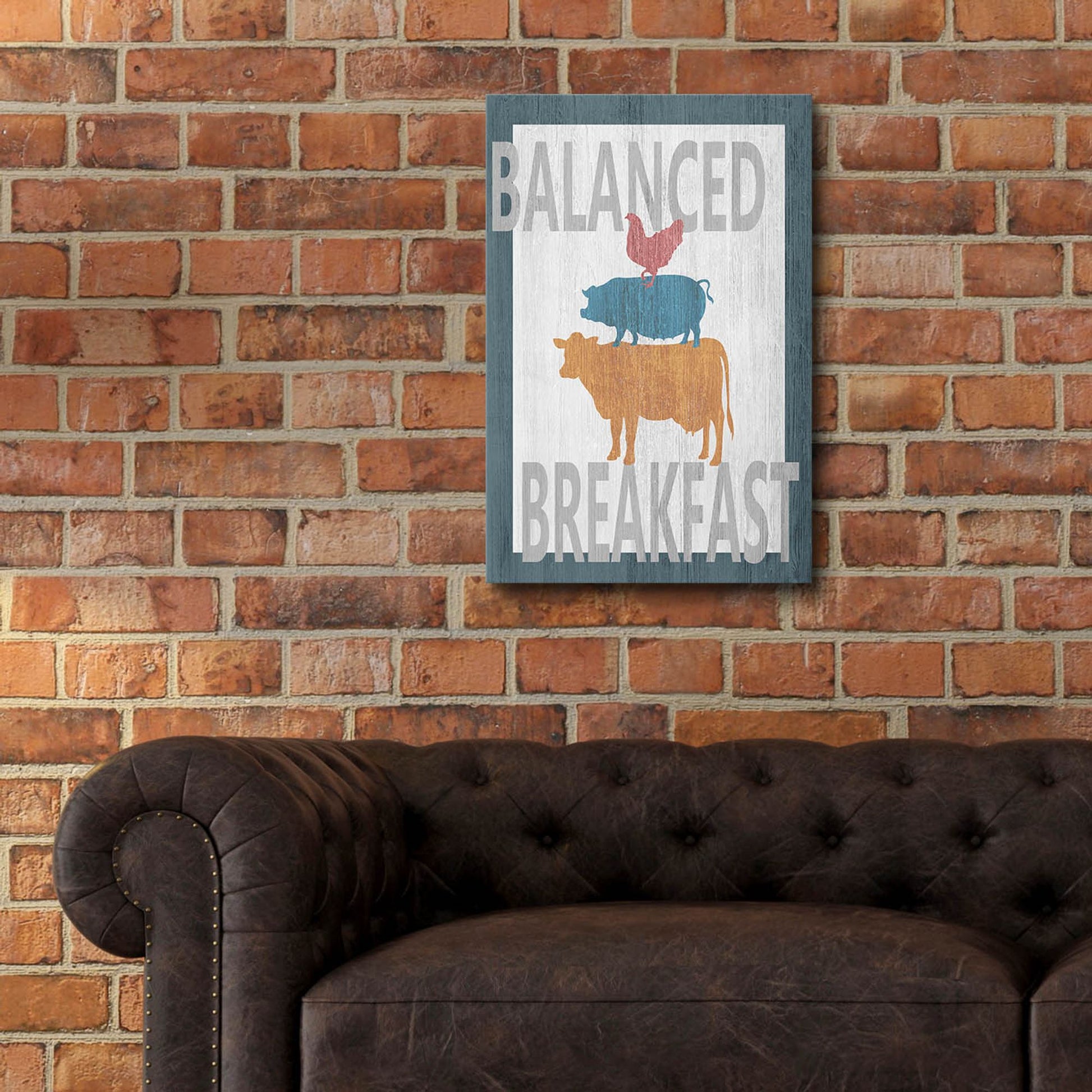 Epic Art ' Balanced Breakfast One' by Alicia Soave, Acrylic Glass Wall Art,16x24