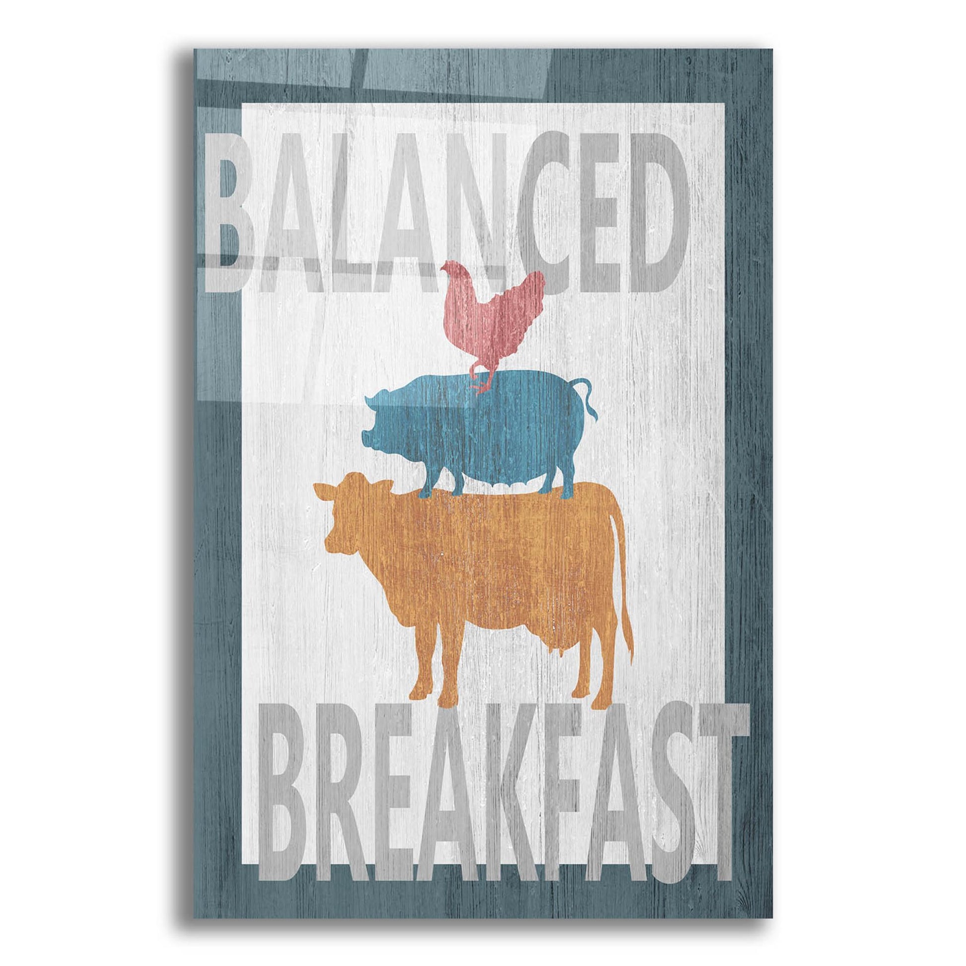 Epic Art ' Balanced Breakfast One' by Alicia Soave, Acrylic Glass Wall Art,16x24