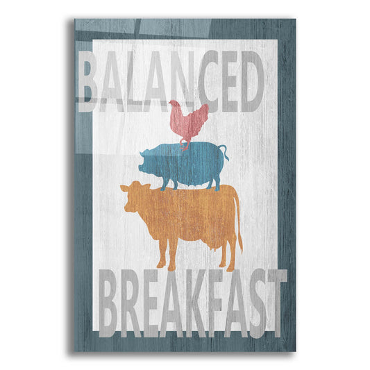 Epic Art ' Balanced Breakfast One' by Alicia Soave, Acrylic Glass Wall Art