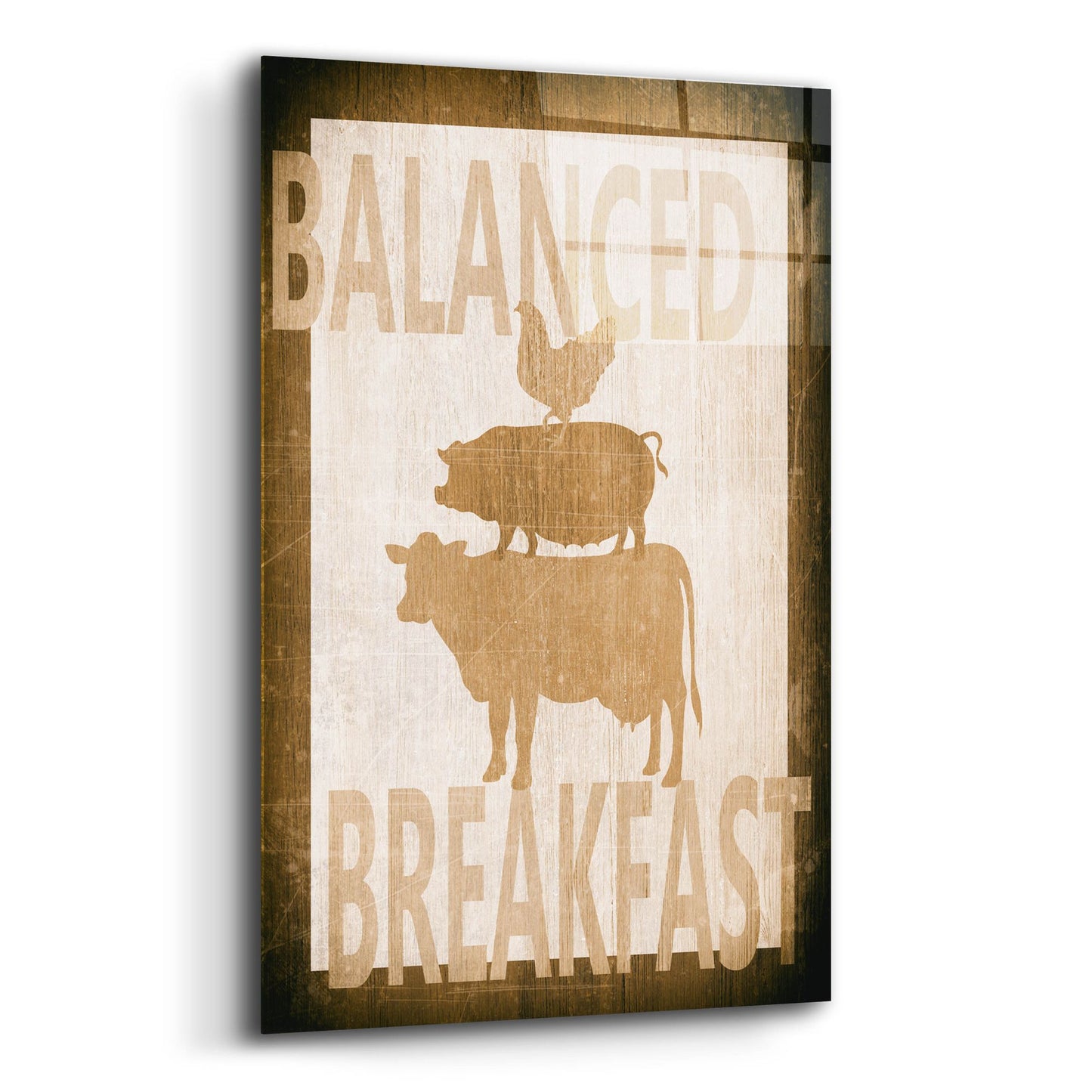 Epic Art ' Balanced Breakfast Two' by Alicia Soave, Acrylic Glass Wall Art,12x16