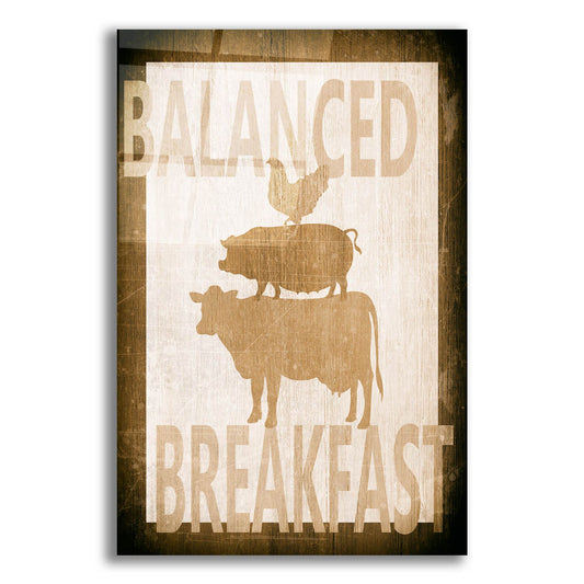 Epic Art ' Balanced Breakfast Two' by Alicia Soave, Acrylic Glass Wall Art