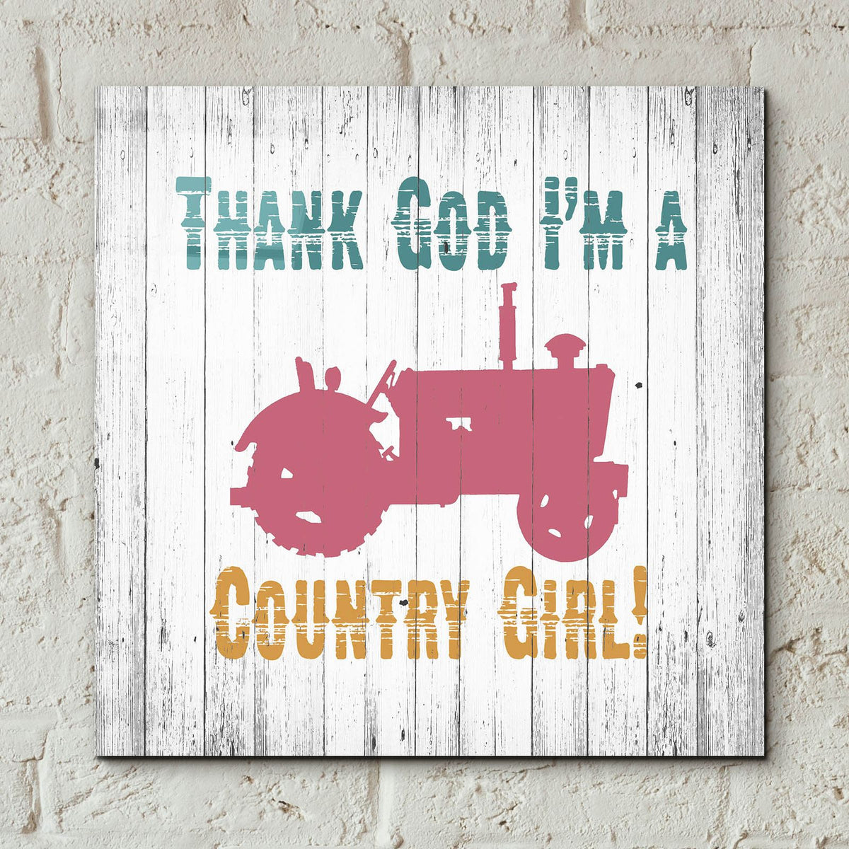 Country Girl by Alicia Soave - 12x12 acrylic wall art in a room