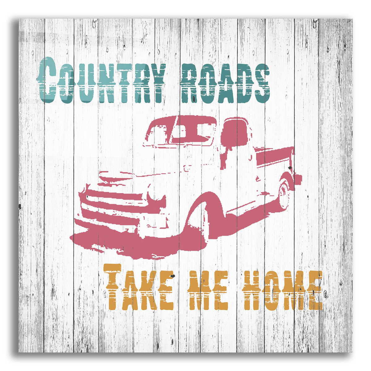Country Roads by Alicia Soave acrylic glass wall art