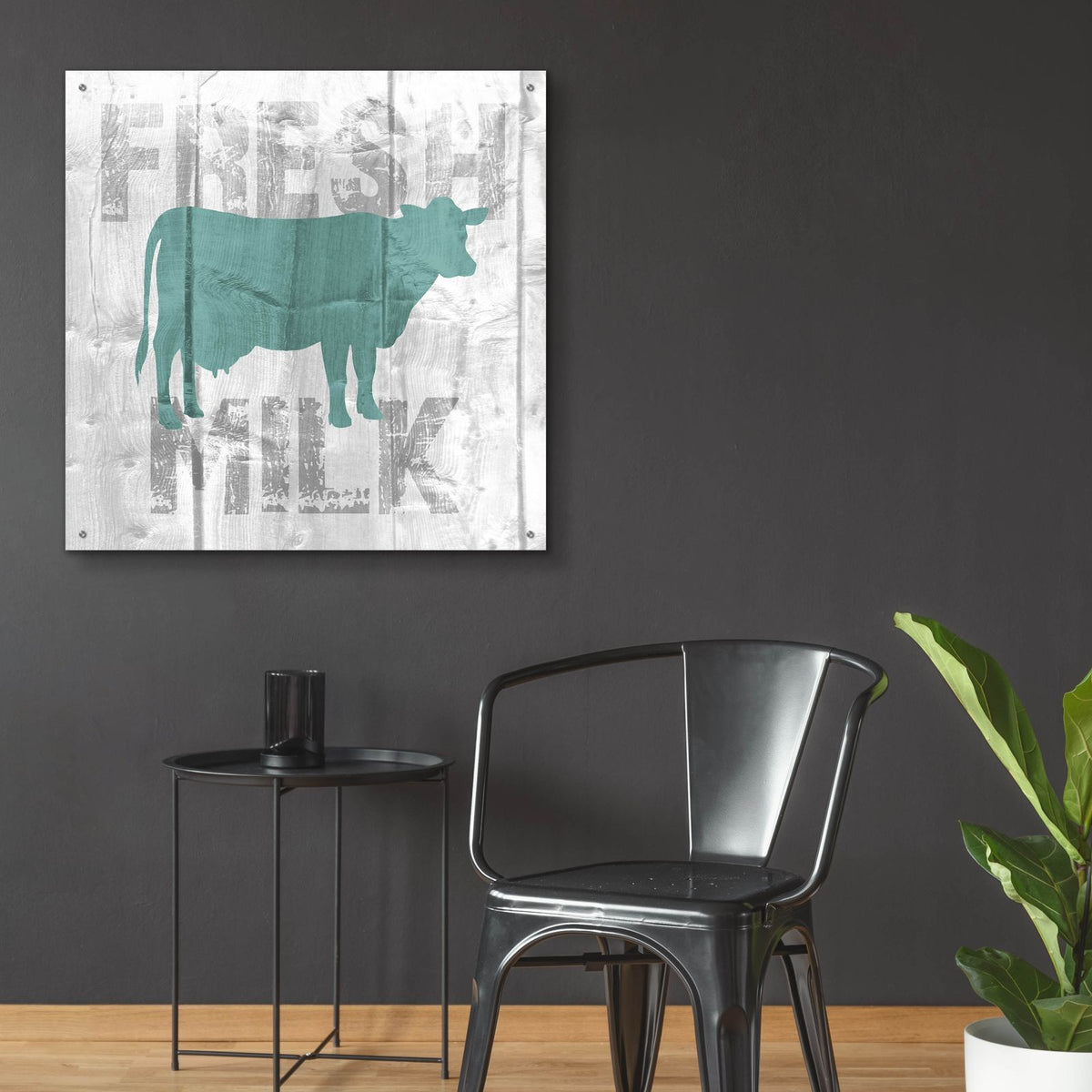Fresh Milk by Alicia Soave - 36x36 acrylic wall art in a room