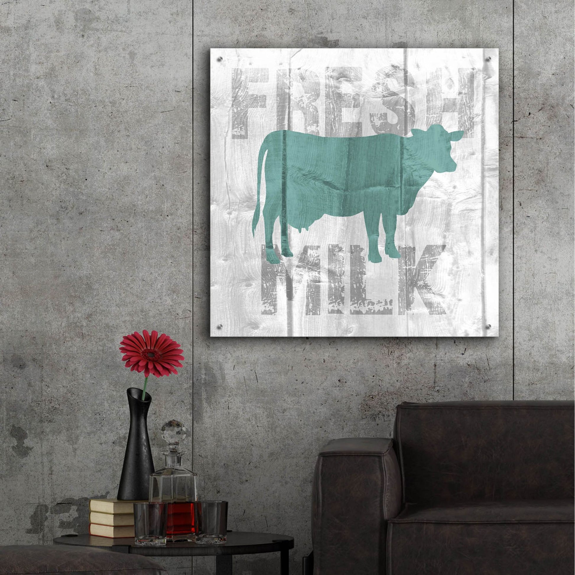 Epic Art ' Fresh Milk' by Alicia Soave, Acrylic Glass Wall Art,36x36