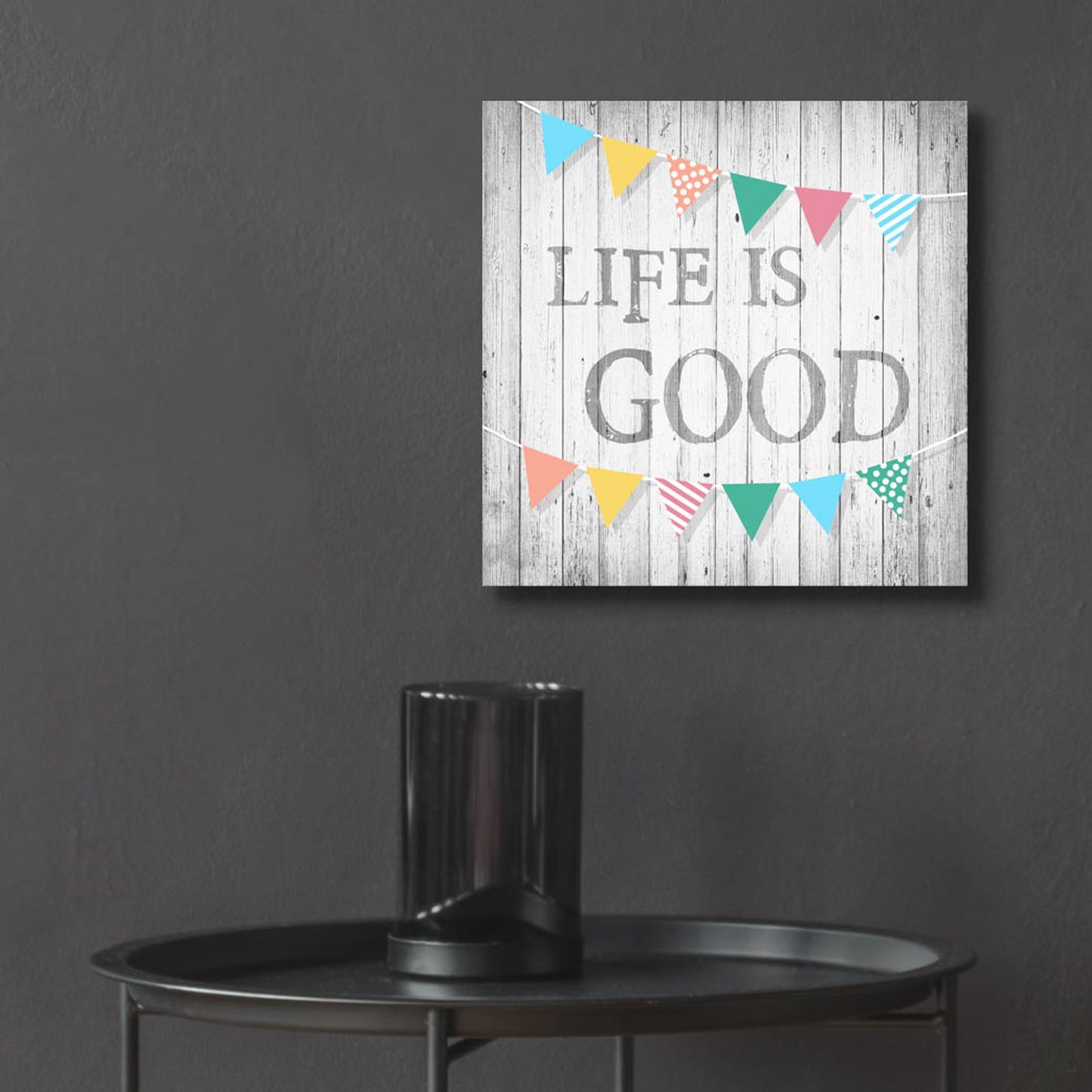 Epic Art ' Life is Good' by Alicia Soave, Acrylic Glass Wall Art,12x12