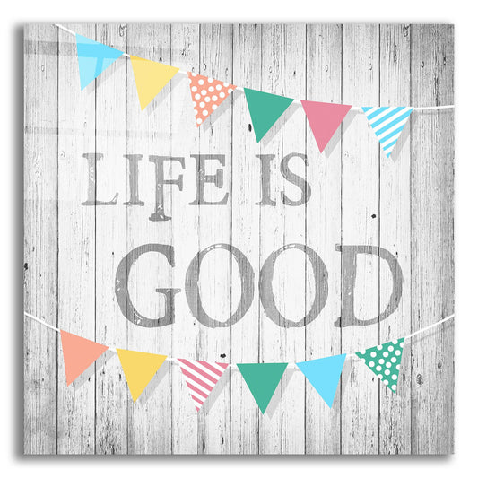 Epic Art ' Life is Good' by Alicia Soave, Acrylic Glass Wall Art