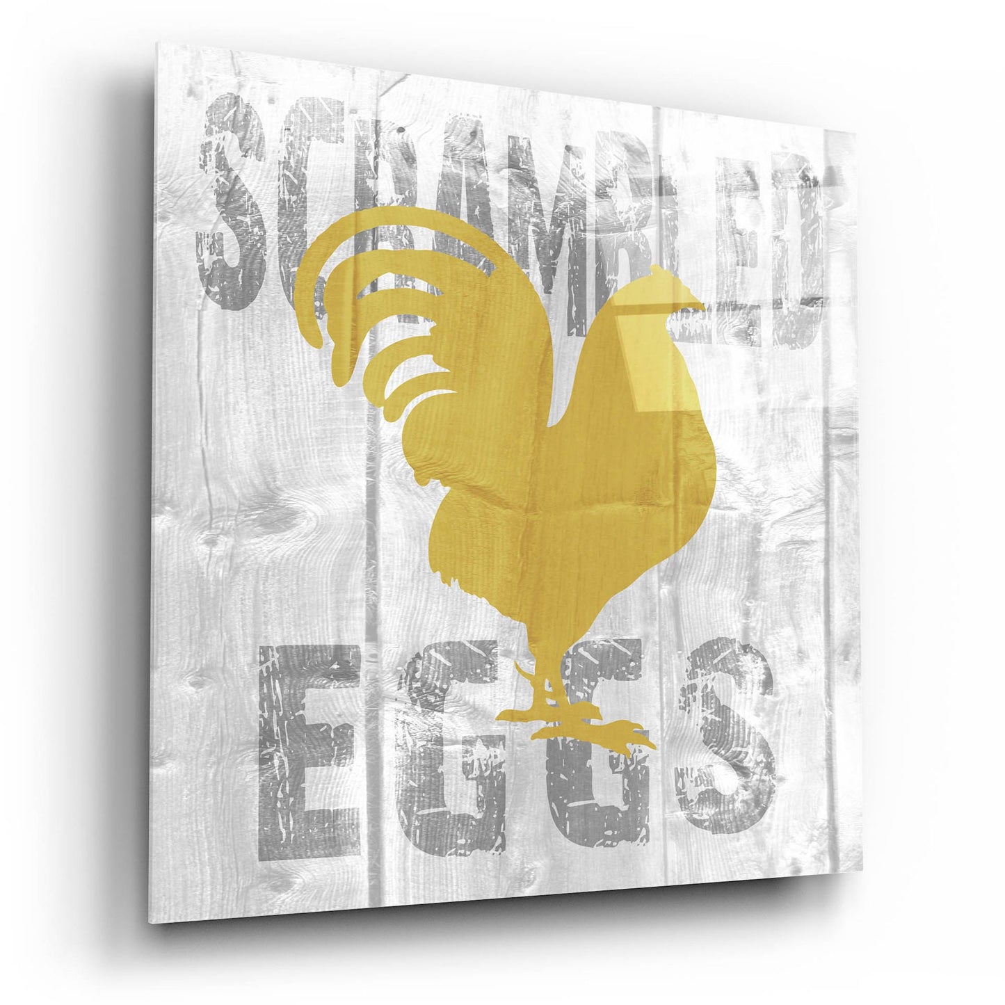 Epic Art ' Scrambled Eggs' by Alicia Soave, Acrylic Glass Wall Art,12x12