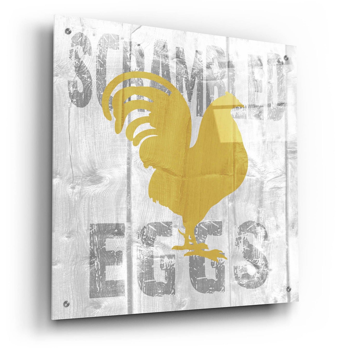 Epic Art ' Scrambled Eggs' by Alicia Soave, Acrylic Glass Wall Art,24x24