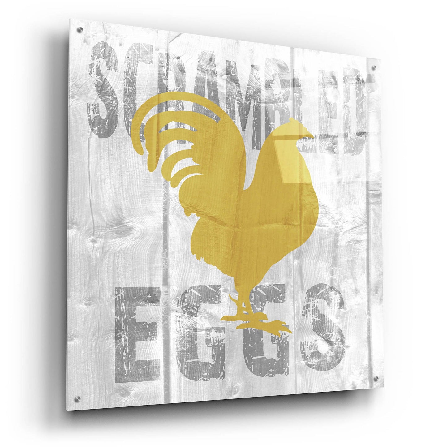 Epic Art ' Scrambled Eggs' by Alicia Soave, Acrylic Glass Wall Art,36x36