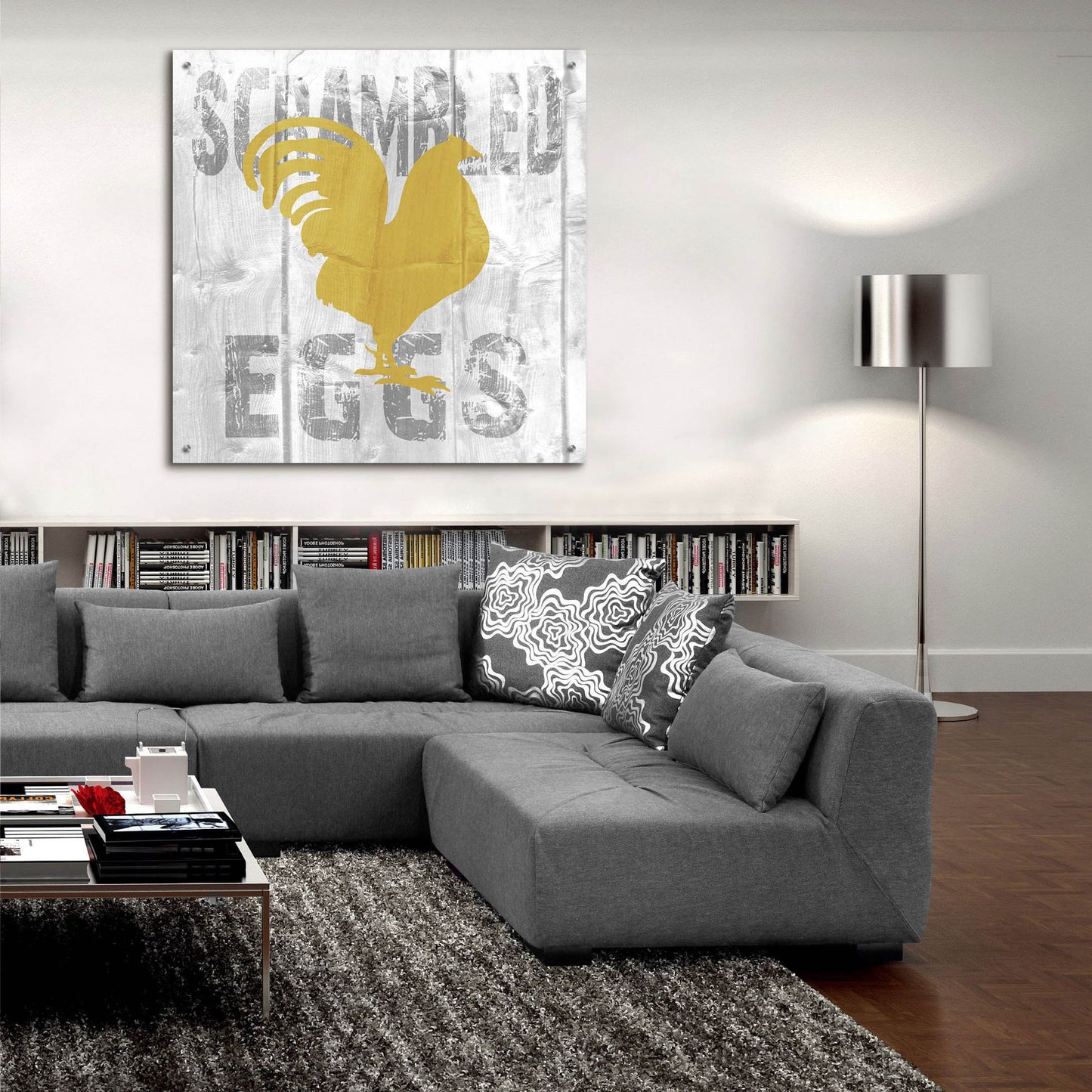 Epic Art ' Scrambled Eggs' by Alicia Soave, Acrylic Glass Wall Art,36x36