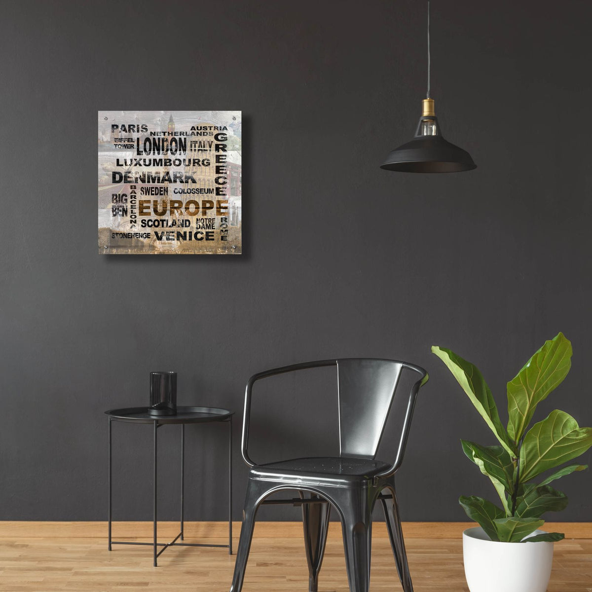 Europe by Alicia Soave - 24x24 acrylic wall art in a room