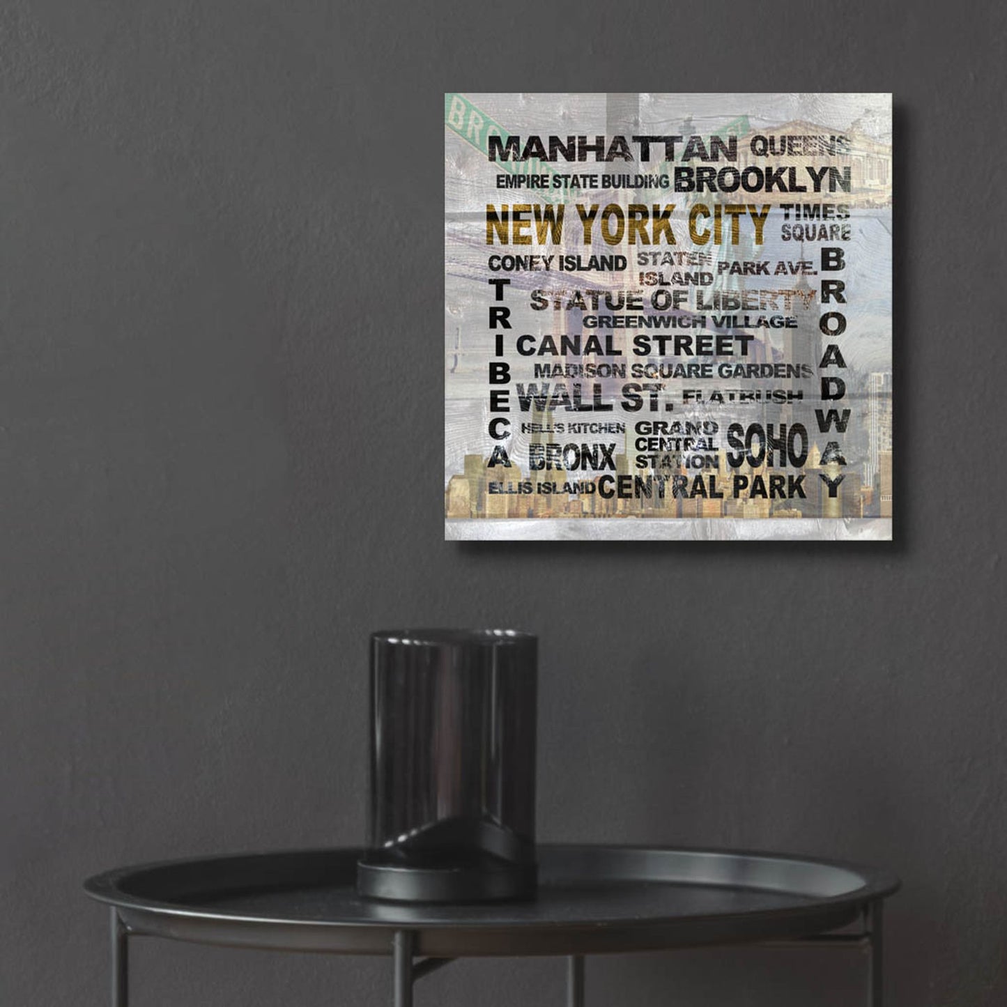 Epic Art ' New York City' by Alicia Soave, Acrylic Glass Wall Art,12x12