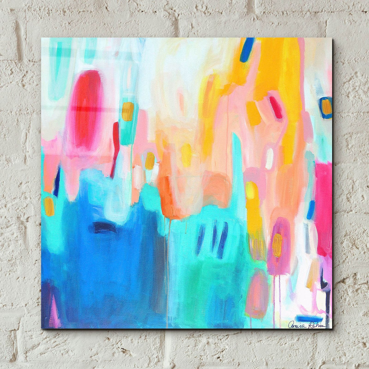 Airport Road by Amira Rahim - 12x12 acrylic wall art in a room
