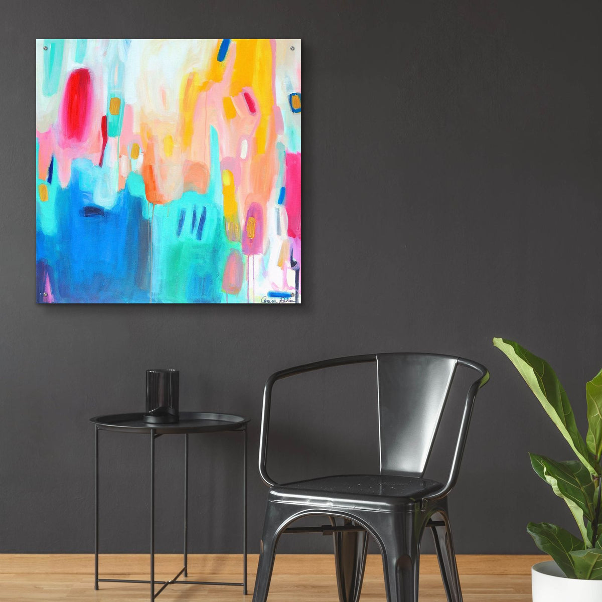 Airport Road by Amira Rahim - 36x36 acrylic wall art in a room