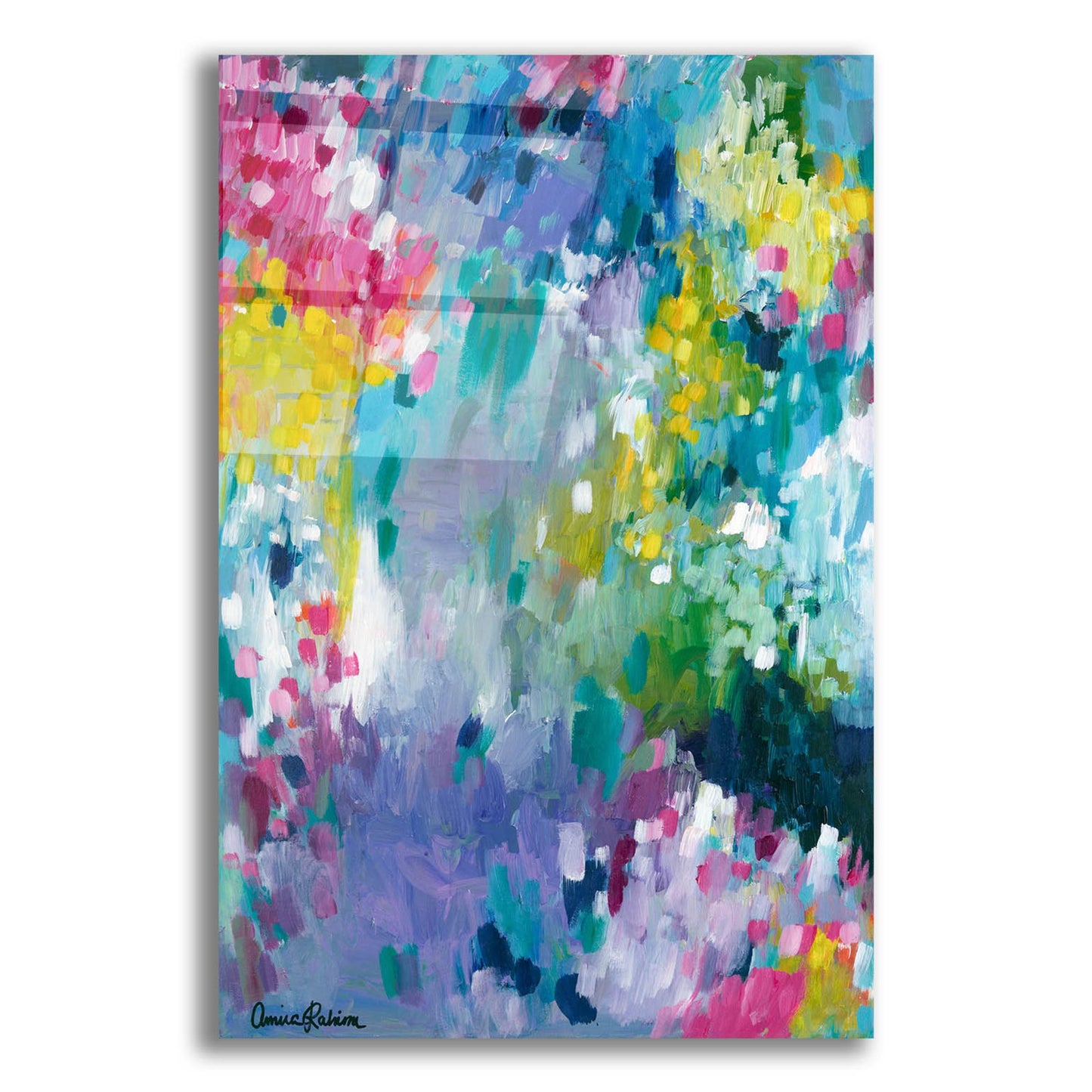 Epic Art ' Dancing in the Rain' by Amira Rahim, Acrylic Glass Wall Art,12x16