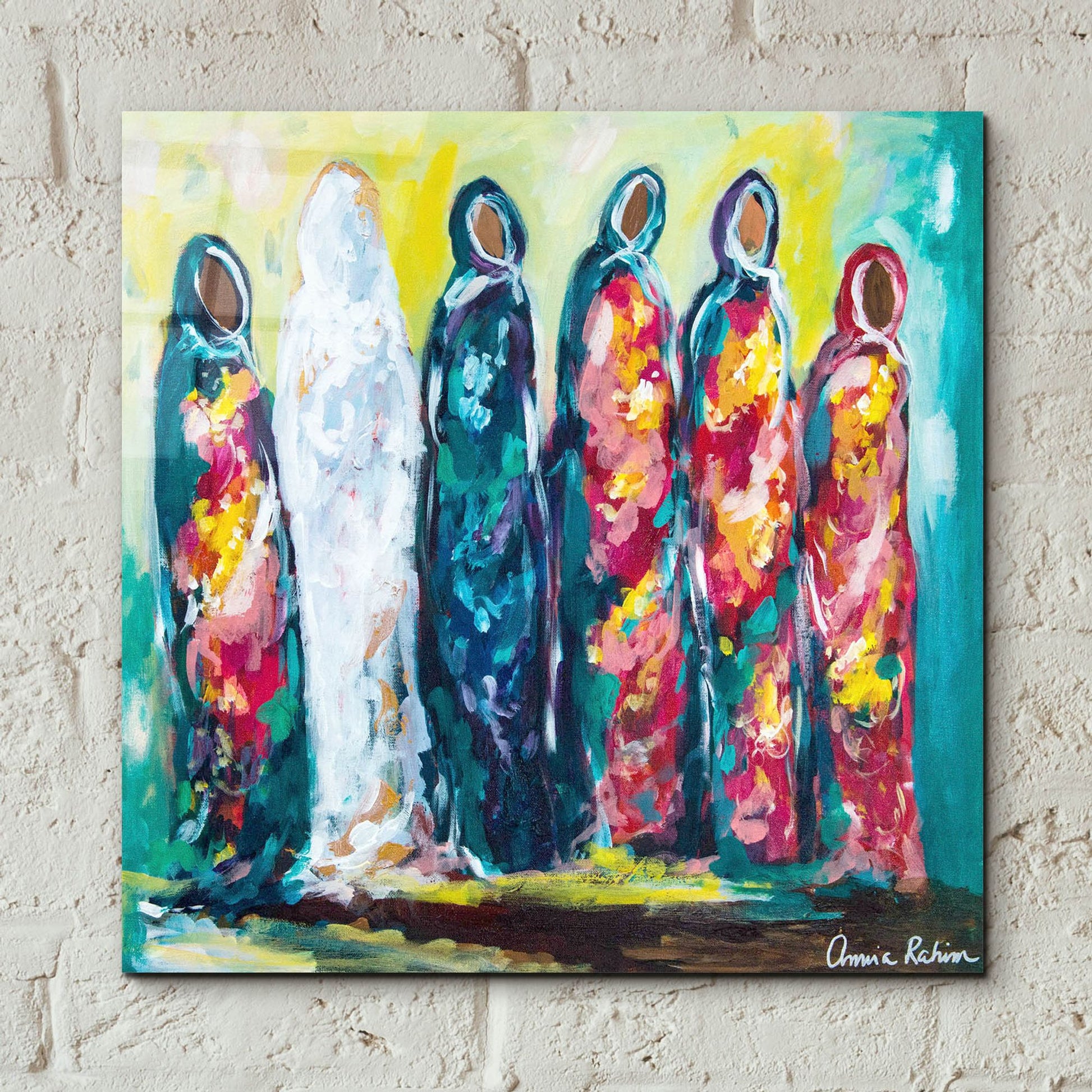 Epic Art ' The Wedding' by Amira Rahim, Acrylic Glass Wall Art,12x12