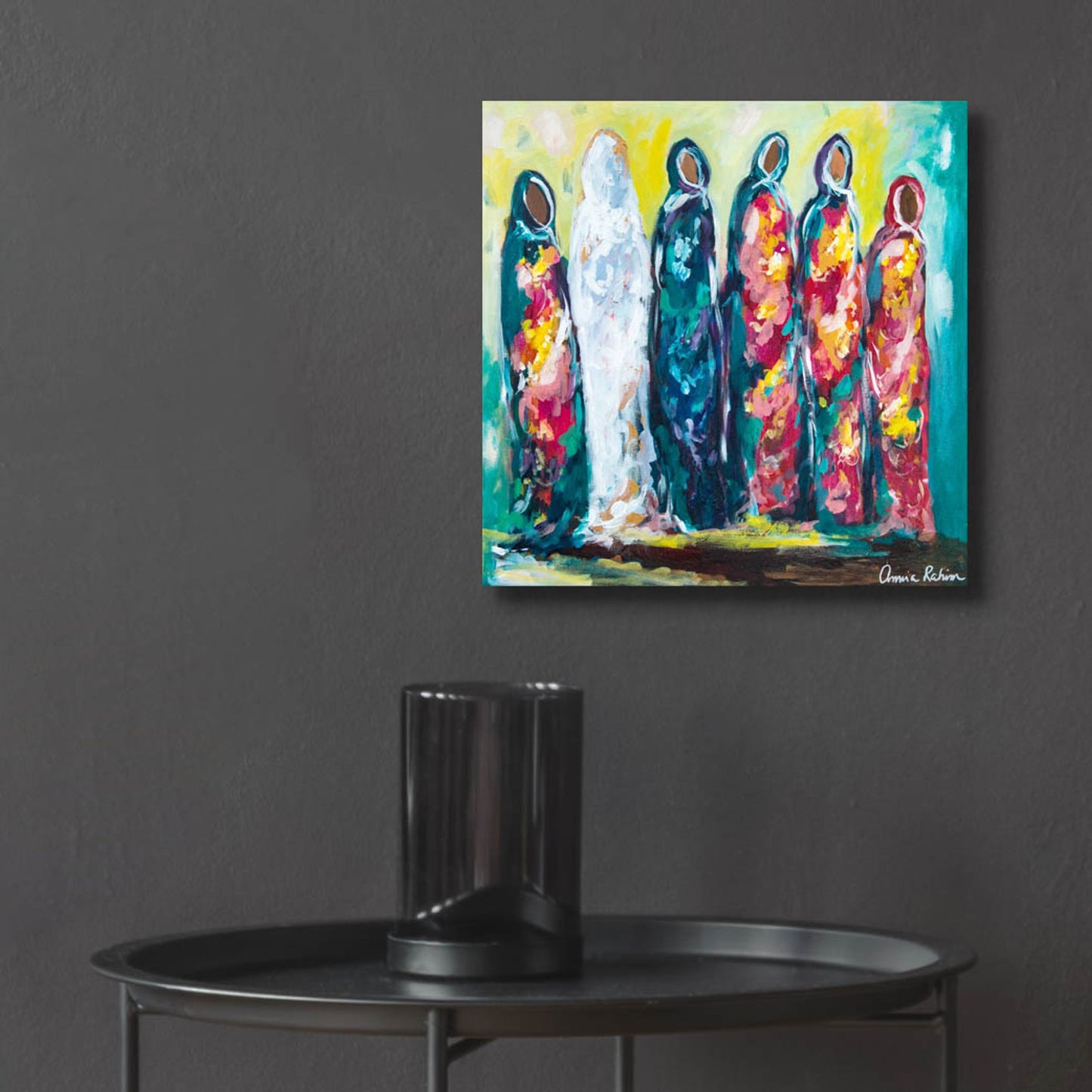 Epic Art ' The Wedding' by Amira Rahim, Acrylic Glass Wall Art,12x12