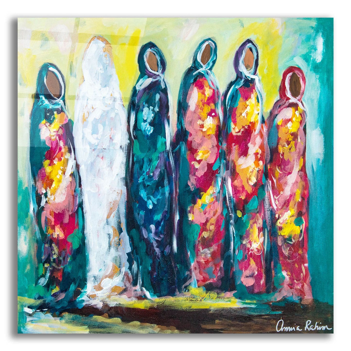 Epic Art ' The Wedding' by Amira Rahim, Acrylic Glass Wall Art,12x12