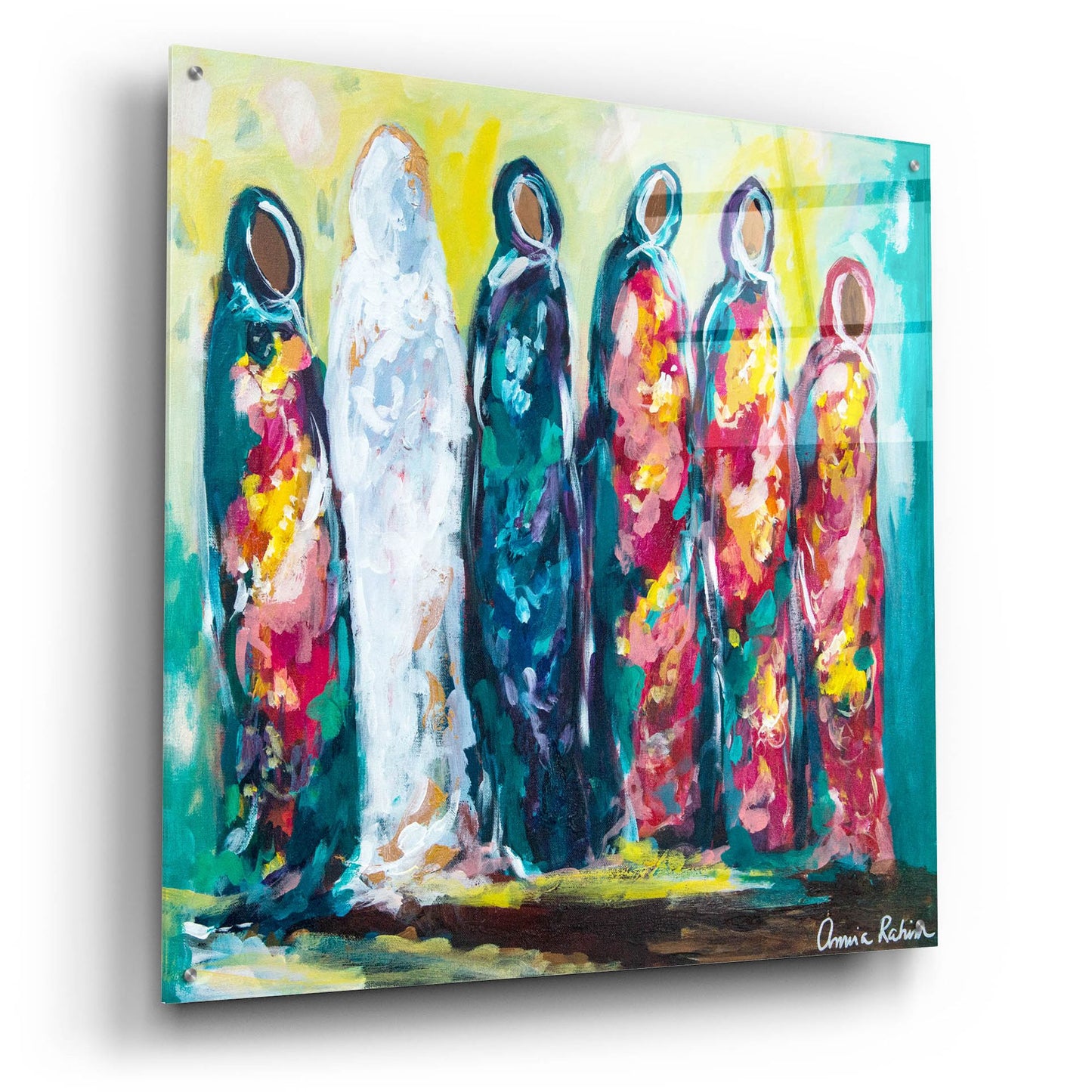 Epic Art ' The Wedding' by Amira Rahim, Acrylic Glass Wall Art,36x36