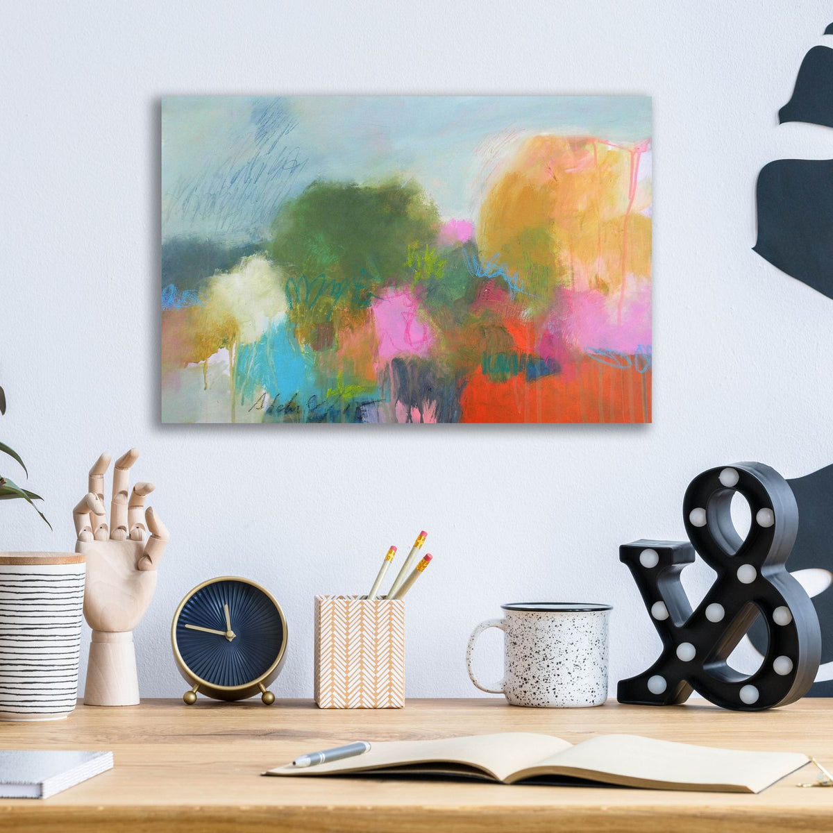 A Day at the Coast 0.2 by Anna Schueler - 16x12 acrylic wall art in a room