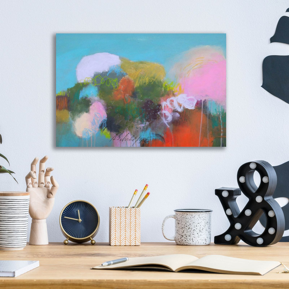A Day at the Coast 0.3 by Anna Schueler - 16x12 acrylic wall art in a room