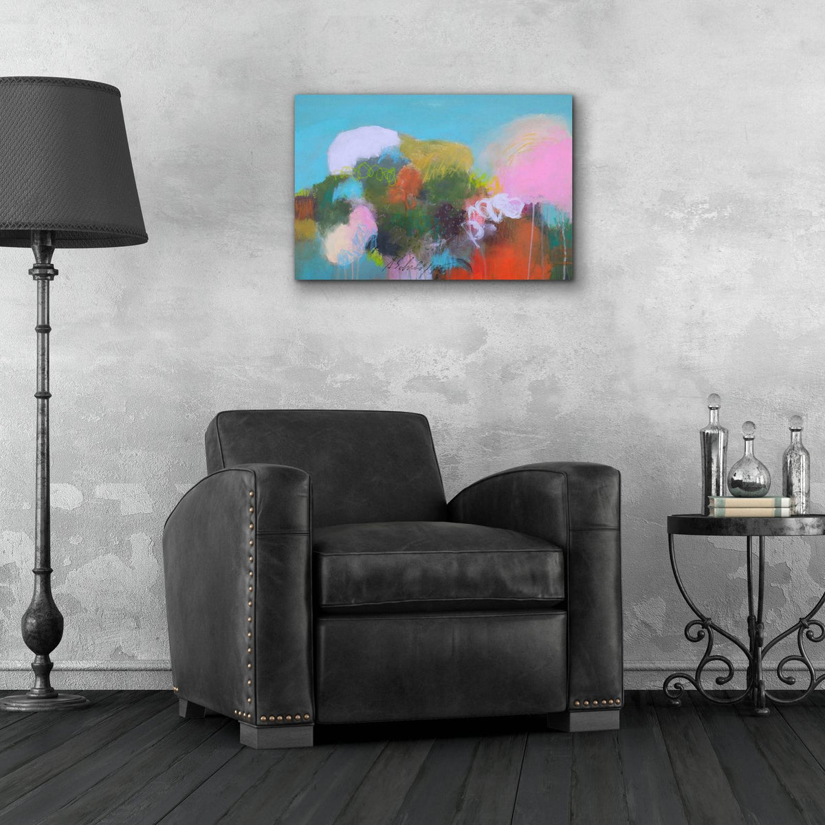 A Day at the Coast 0.3 by Anna Schueler - 24x16 acrylic wall art in a room