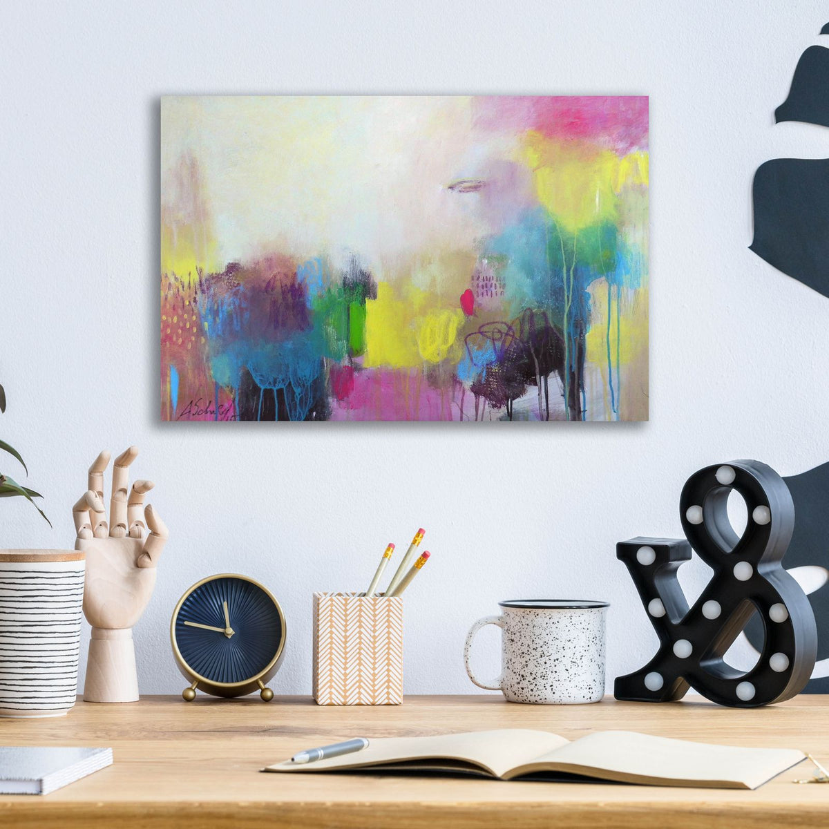 A Day at the Coast 0.4 by Anna Schueler - 16x12 acrylic wall art in a room