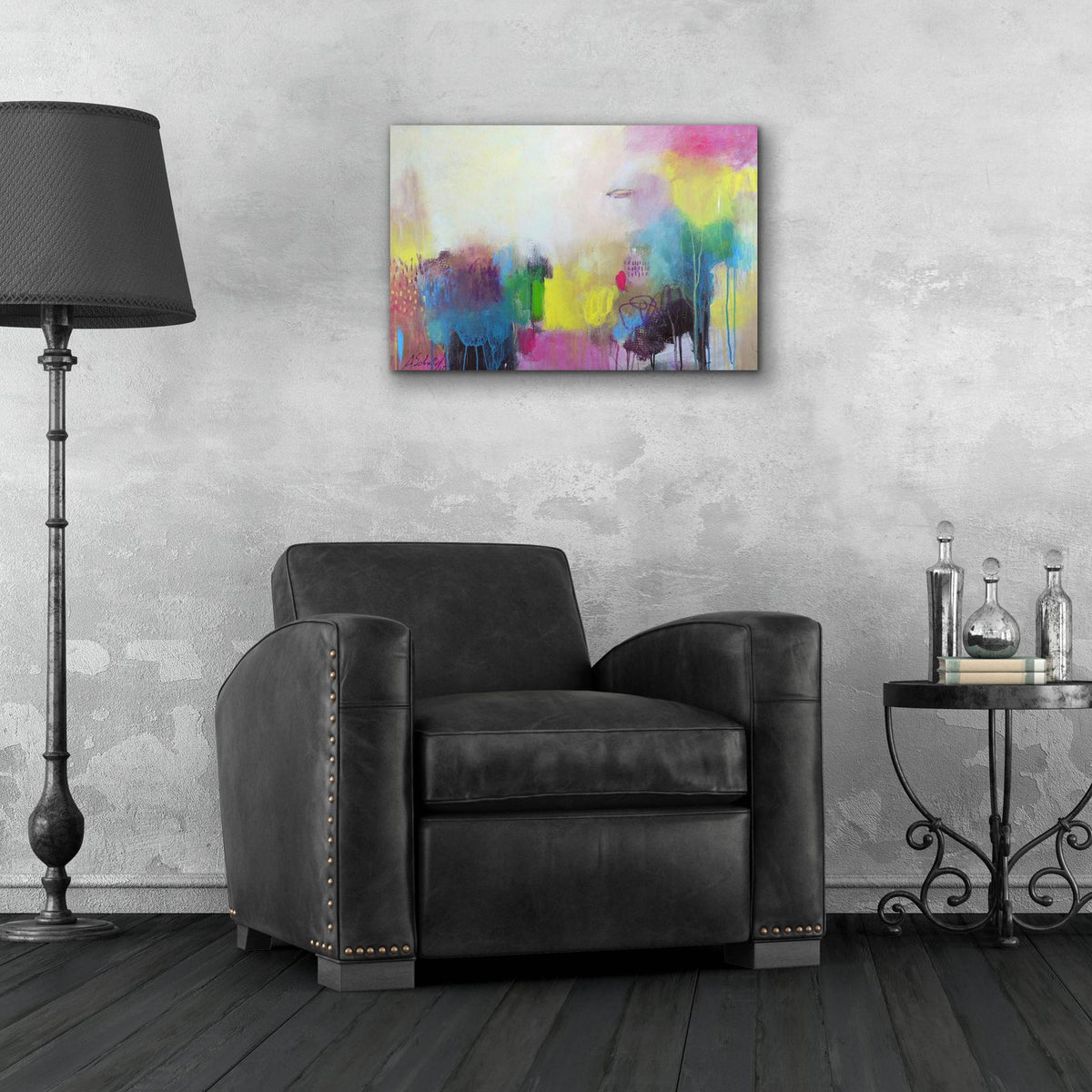 A Day at the Coast 0.4 by Anna Schueler - 24x16 acrylic wall art in a room